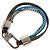Louis Vuitton Armband LV Treble Damier Leder Braun Blau VUITTON Herren