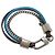Louis Vuitton Armband LV Treble Damier Leder Braun Blau VUITTON Herren - Ansicht 3