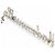 Spilla Pin Mademoiselle Rhinestone Coco Argento Rosa CHANEL - vista 6