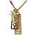 Collana Lunga con Pendente BOY CHANEL Boy Coco CC Tag Oro D'oro