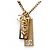 Collana Lunga con Pendente BOY CHANEL Boy Coco CC Tag Oro D'oro - vista 2