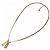 Collana Lunga con Pendente BOY CHANEL Boy Coco CC Tag Oro D'oro - vista 3