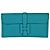 Clutch Hermès Jige Elan in capra A Stamp blu
