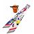 Hermès Hermes Twilly WOW American Comic Pattern Silk Grease Rose Veil Multicolor Scarf Muffler Multiple colors - view 2