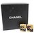 Orecchini in plastica GP beige e neri con marchio Coco della linea Cambon di Chanel Nero - vista 3