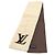 Sciarpa SKI Louis Vuitton, Seta e Pelliccia, Donna, Avorio Marrone,