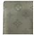 LOUIS VUITTON Portefeuille Brazza Bifold Monogram Shadow, Cuir, Gris, Pour Hommes et Femmes Marron - vue 3