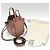 Borsa Hammock Mini in pelle di vitello rosa beige LOEWE - vista 6
