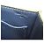 Hermès Borsa a spalla in pelle Epsom da donna Hermes Verrou blu navy - vista 12