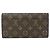 Portafoglio Sarah Monogram Louis Vuitton Marrone - vista 2