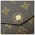 Portafoglio Sarah Monogram Louis Vuitton Marrone - vista 3
