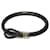 Bracciale LOUIS VUITTON LV Slide Initial Flower Monogram Eclipse Nero da Uomo Panno