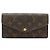 LOUIS VUITTON Portafoglio Lungo Sarah Monogramma Marrone - vista 2
