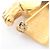 Spilla Testa di Cavallo Hermès, Placcata Oro, Donna D'oro - vista 7