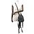 Mochila de cuero Gallop Christian Dior Negra - vista 5
