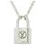 Collar Louis Vuitton Péndulo Silver Lockit UNICEF Plata
