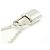 Collar Louis Vuitton Péndulo Silver Lockit UNICEF Plata - vista 5