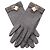 Hermès Kelly Handschuhe, Leder, Damen, Schwarz