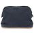 Pochette in cotone Hermès Bolide MM per donne e uomini, blu navy