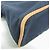 Pochette in cotone Hermès Bolide MM per donne e uomini, blu navy - vista 4