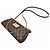 LOUIS VUITTON Pochette Eva Damier Borsa a Catena Spalla Marrone - vista 4