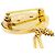 BROOCH CHANEL RUE CAMBON Coco Mark Matelassé, Placcato Oro, Donna D'oro - vista 3