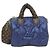 Louis Vuitton Monogram (LV Pillow) Speedy Bandouliere Boston Bag Blue