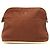 Pochette Hermès Bolide PM Donna, Uomo in Cotone e Pelle Marrone