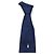 Corbata de seda Hermès, patrón H, para hombres Azul marino - vista 7