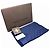 LOUIS VUITTON Sciarpa/Stola Blu Notte Monogramma Sete Lana Blu Navy per Uomini e Donne - vista 8