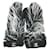 Guanti tipo muffola Chanel Nero Bianco Pelle