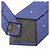 Louis Vuitton Silk Tie with Dotted Monogram Pattern for Men Blue - view 5