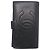Billetera bi-fold Chanel Coco Mark con cierre en piel de ternera granulada negra Negro