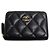 Portafoglio con zip classico di Chanel Nero
