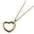 Elsa Peretti Collana in rubino a forma di cuore aperto in oro giallo 18K Tiffany & Co.
