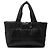 Bolsa tote Coco Cocoon em nylon acolchoado preto médio da Chanel Bordeaux