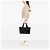 Bolsa tote Coco Cocoon em nylon acolchoado preto médio da Chanel Bordeaux - vista 7