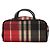 Burberry Rote Mini-Tasche mit explodiertem Karomuster