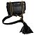 Tory Burch Borsa a spalla in pelle nera trapuntata con catena dorata Nero