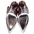 Stivaletti con zip 80 in pelle marrone di Givenchy Rosso - vista 8