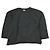 Autre Marque Sweatshirt mit Weiten Ärmeln aus Baumwolle und Polyester Schwarz