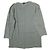 Autre Marque Camiseta de algodón stretch con cuello redondo wjk Top de algodón y poliuretano Gris - vista 2