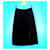 Yves Saint Laurent Jupe en velours noir SAINT LAURENT Rive Gauche  - vue 3