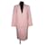 Yves Saint Laurent Rive Gauche Skirt Suit Pink Cotton  - view 1