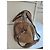 Borsa Gucci Boston in pelle e tela marrone - vista 5