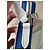 Borsa a tracolla Louis Vuitton Danube Blu Eggshell in tela Bianco sporco - vista 10