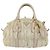 PRADA Borsa a mano arricciata in nylon 2 in 1 avorio oro Auth 173201 D'oro Crudo - vista 13