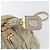 PRADA Borsa a mano arricciata in nylon 2 in 1 avorio oro Auth 173201 D'oro Crudo - vista 18