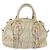 PRADA Borsa a mano arricciata in nylon 2 in 1 avorio oro Auth 173201 D'oro Crudo - vista 2