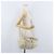 PRADA Borsa a mano arricciata in nylon 2 in 1 avorio oro Auth 173201 D'oro Crudo - vista 26